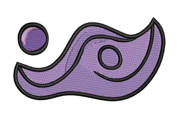 Abstract Wave and Dot Embroidery: A Seasonal Design Review