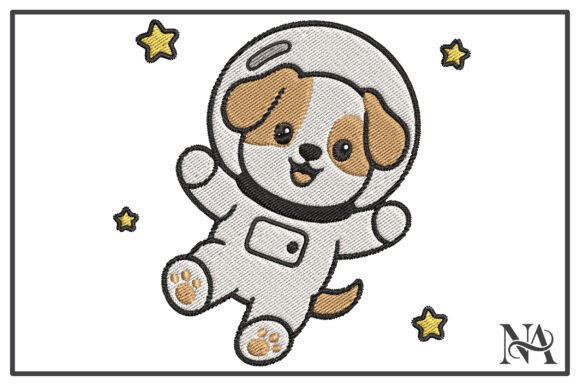 Astronaut Puppy Space Embroidery Design Review