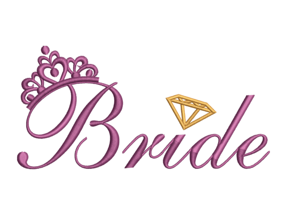 Bride Crown Script Wedding Embroidery Review