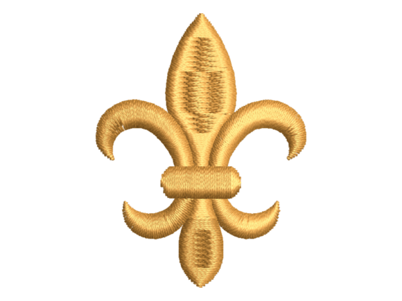 Fleur De Lis Embroidery Design