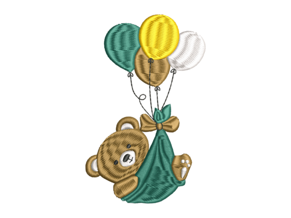 Flying Bear Balloon Embroidery Review