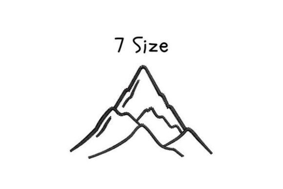 Mountain Embroidery Design: A Seasonal Embroidery Staple