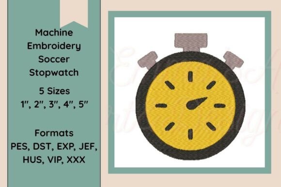 Soccer Stopwatch Embroidery Design Review